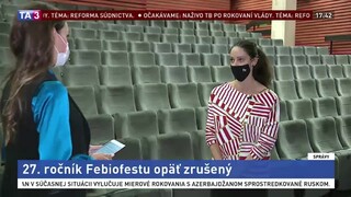 Výkonná riaditeľka Ľ. Orechovská o zrušení filmového festivalu FEBIOFEST