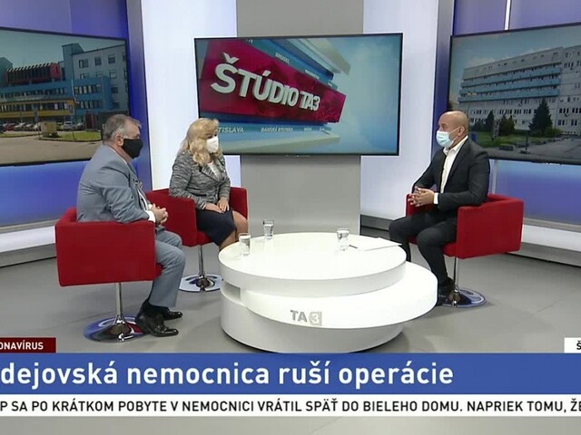ŠTÚDIO TA3: M. Petko a M. Lévyová o situácii v bardejovskej nemocnici