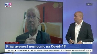 ŠTÚDIO TA3: Infektológ P. Jarčuška o pripravenosti nemocníc
