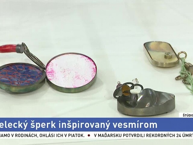 Milada Horáková v Modrom salóne SND / Umelecký šperk inšpirovaný vesmírom / Životným jubileom ukončil kariéru