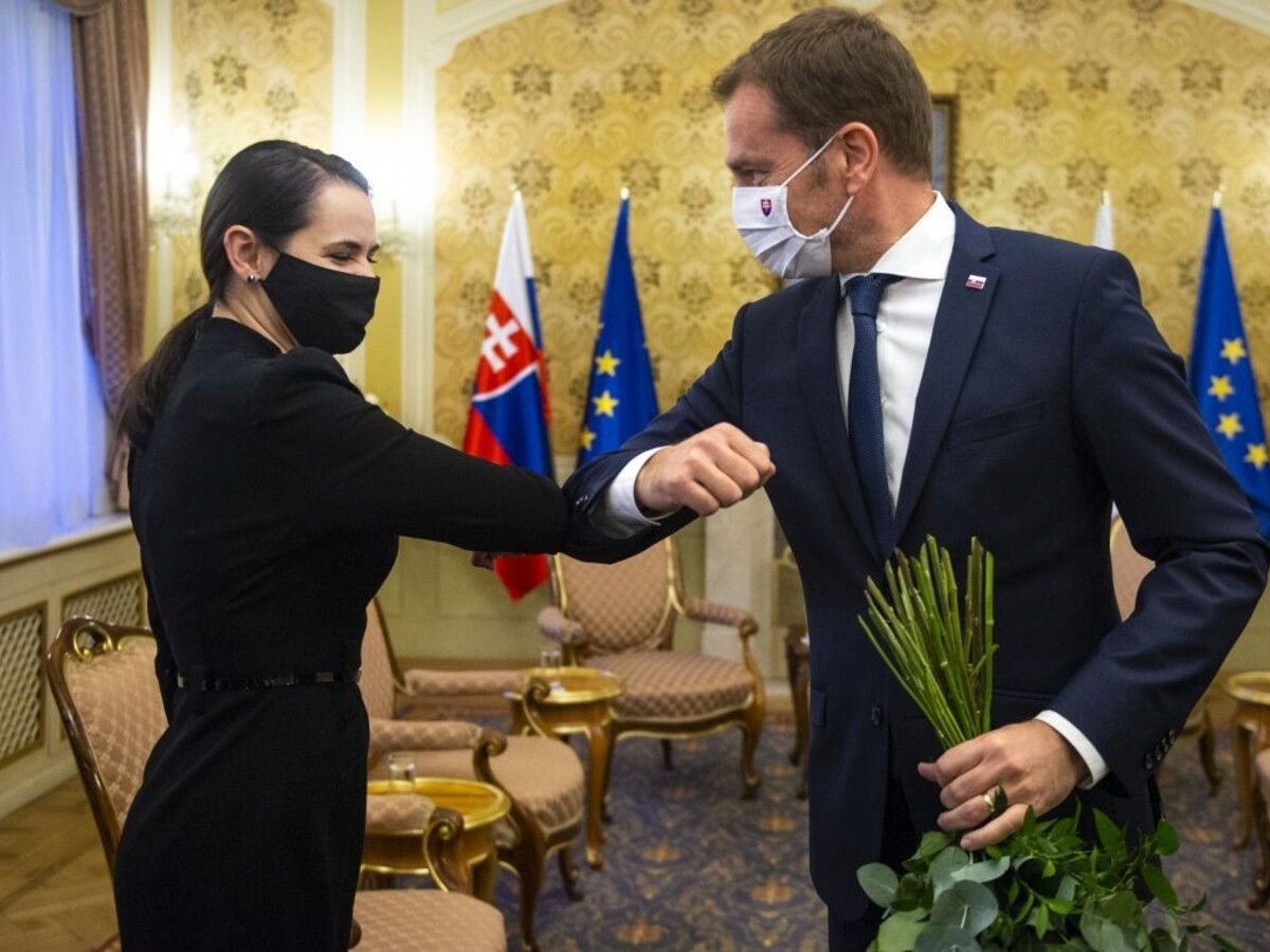 Prezidentka i premiér prijali Cichanovskú, SR povolala diplomata