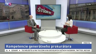 ŠTÚDIO TA3: Bývalý GP M. Vaľo o kompetenciách generálneho prokurátora