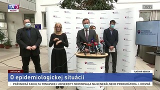TB ministra M. Krajčího o zhoršujúcej sa epidemiologickej situácii