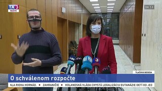 TB podpredsedníčky vlády V. Remišovej o schválenom rozpočte