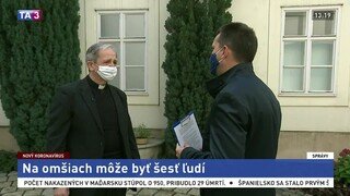 Arcibiskup S. Zvolenský o nových opatreniach na omšiach