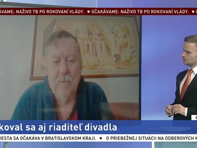 ŠTÚDIO TA3: Riaditeľ divadla J. Dóczy o svojom zdravotnom stave
