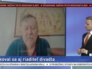 ŠTÚDIO TA3: Riaditeľ divadla J. Dóczy o svojom zdravotnom stave