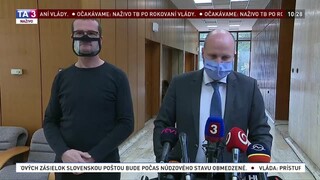 Brífing ministra J. Naďa o zhoršujúcej sa situácii v nemocniciach