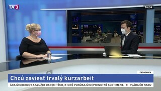 HOSŤ V ŠTÚDIU: A. Orda-Oravcová o trvalom kurzarbeite na Slovensku