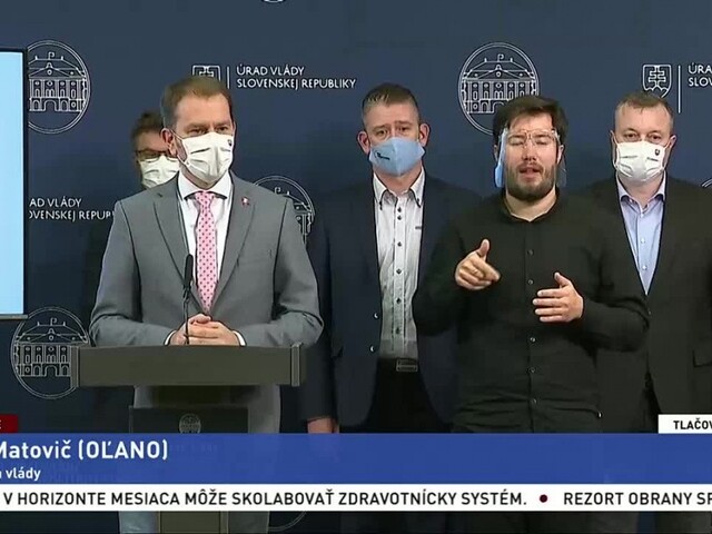 TB I. Matoviča a ministrov po rokovaní ÚKŠ o lockdowne a testovaní