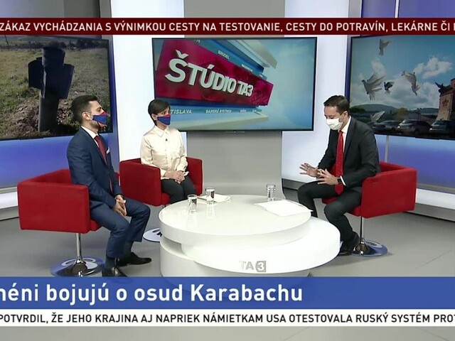 ŠTÚDIO TA3: Arméni žijúci na Slovensku o osude Karabachu