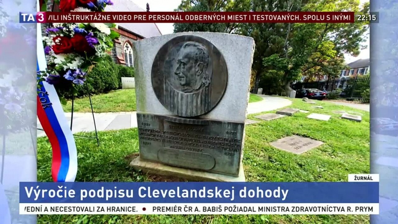 105 rokov od Clevelandskej dohody, Korčok si uctil Osuského