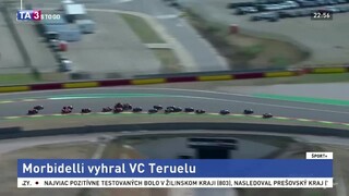 Morbidelli ovládol VC Teruelu, Nakagami skončil na zemi