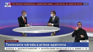 Testovanie národa / Slovensko v krízovom režime / Kritická situácia v Česku