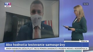 ŠTÚDIO TA3: M. Kaliňák a J. Prílepok o názore samospráv na testovanie