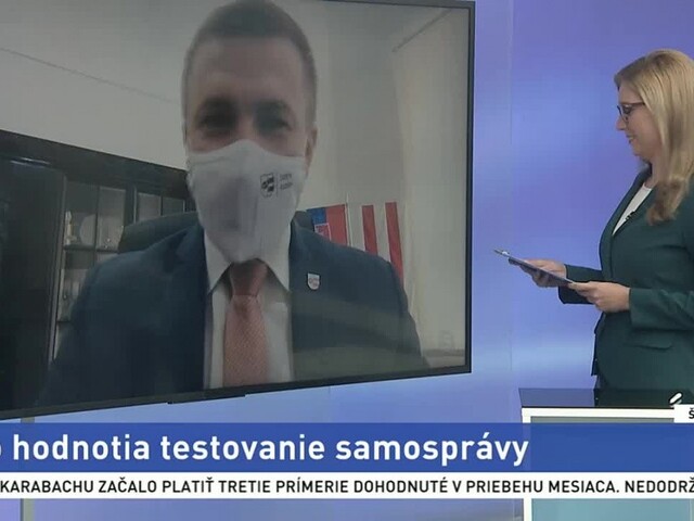 ŠTÚDIO TA3: M. Kaliňák a J. Prílepok o názore samospráv na testovanie