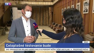 Matovič pre TA3 prezradil, ako je na testovanie pripravený štát
