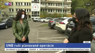 Hovorkyňa UNB E. Kliská o rušení plánovaných operácií