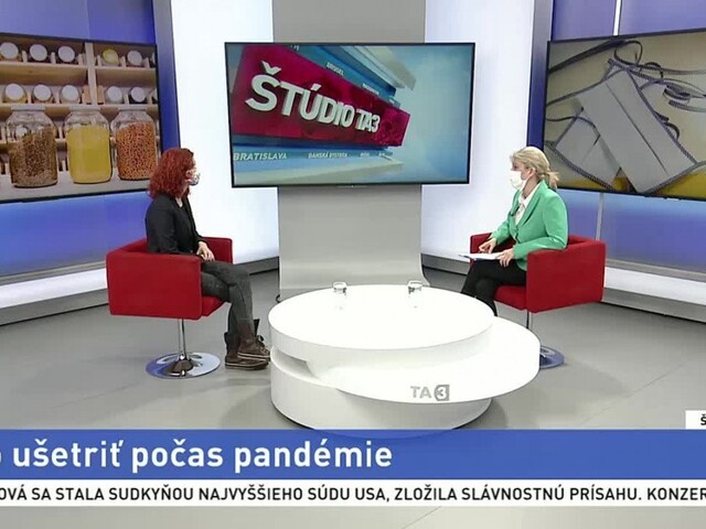 ŠTÚDIO TA3: J. Reháková o šetrení výdavkov počas pandémie