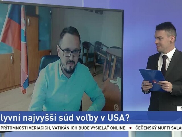 ŠTÚDIO TA3: B. Kováčik o vplyve Najvyššieho súdu na voľby v USA