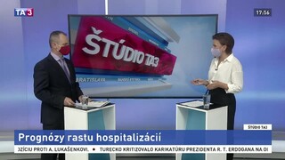 ŠTÚDIO TA3: Matematik I. Bošňák o prognózach rastu hospitalizácie