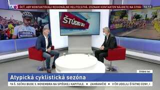 ŠTÚDIO TA3: Prezident SZC P. Privara o atypickej cyklistickej sezóne