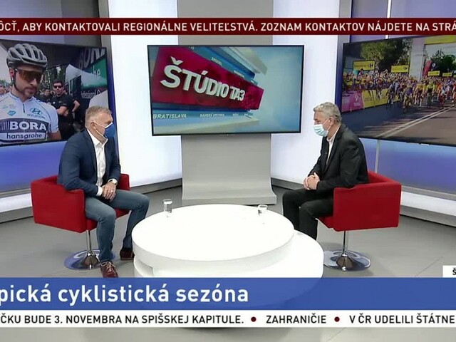 ŠTÚDIO TA3: Prezident SZC P. Privara o atypickej cyklistickej sezóne