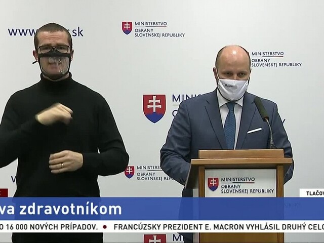 TB ministra obrany J. Naďa o výzve zdravotníkom