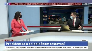 HOSŤ V ŠTÚDIU: Redaktorka L. Ježová o prezidentkinom vyhlásení