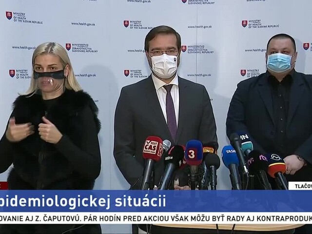 TB ministra M. Krajčího o epidemiologickej situácii a plošnom testovaní