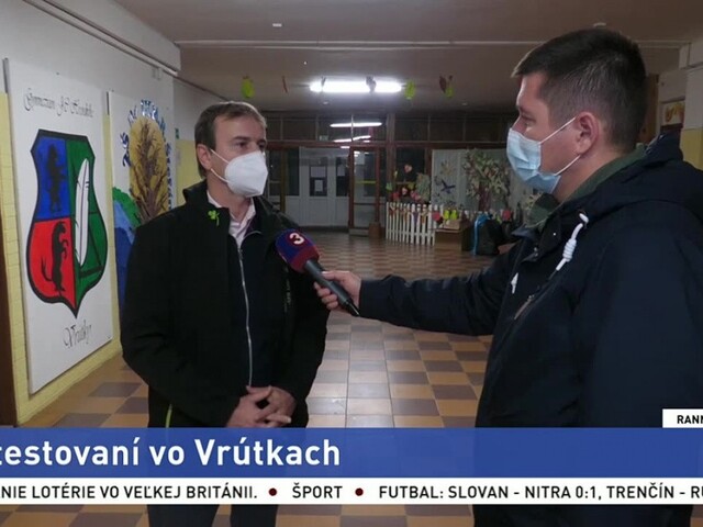 Ako prebiehalo testovanie vo Vrútkach? Výsledky zhrnul primátor