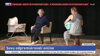 Sovu odpremiérovali online / V ateliéri Roberta Hromca