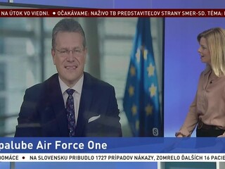 Podpredseda EK M. Šefčovič o ceste s Trumpom v Air Force One