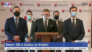 TB predsedu Smeru-SD R. Fica aj o teroristickom útoku vo Viedni