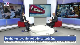 ŠTÚDIO TA3: Minister M. Krajčí o druhom kole testovania