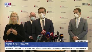 TB premiéra I. Matoviča a ministra M. Krajčího o pandemickej situácii