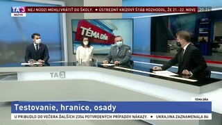 Testovanie, hranice, osady