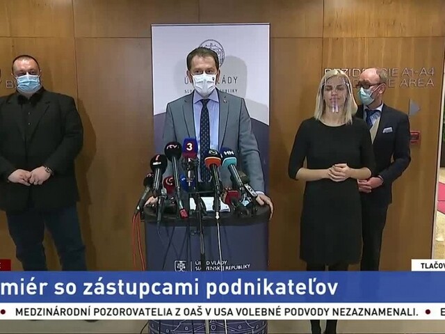 TB I. Matoviča a J. Mikasa po stretnutí so zástupcami odvetví