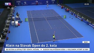 Klein ide do 2. kola, na Slovak Open postúpil bez straty podania