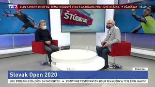 ŠTÚDIO TA3: Generálny sekretár STZ I. Moška aj o Slovak Open 2020