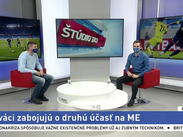 ŠTÚDIO TA3: Bývalý reprezentant Ľ. Michalík aj o zápase so Severným Írskom