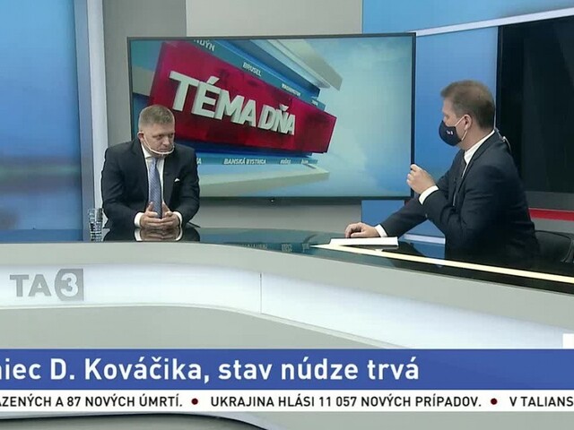 Koniec Dušana Kováčika, predĺženie núdzového stavu