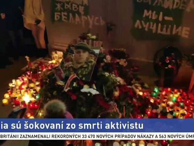 Uctili si pamiatku aktivistu, vraj ide o obeť prívržencov Lukašenka