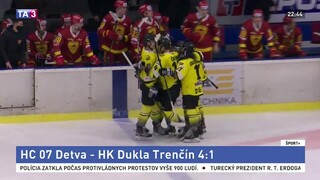Trenčínu sa proti Detve nedarilo, rozhodlo sa ešte v prvej tretine