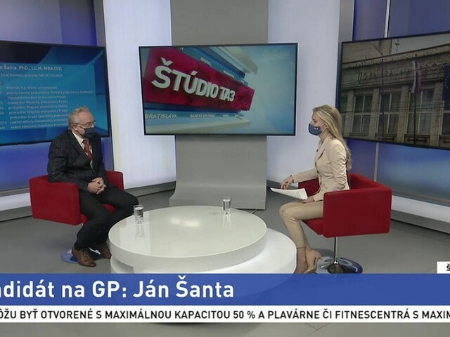 Informácie z Očistca ma šokovali, povedal v TA3 kandidát na GP Šanta