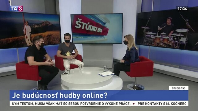ŠTÚDIO TA3: M. Valihora a P. Adamov o budúcnosti hudby online