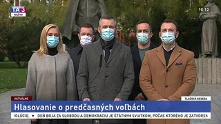 TB strany Hlas-SD o spustení hlasovania o predčasných voľbách