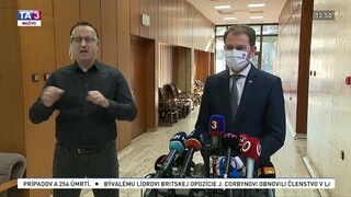 TB I. Matoviča o nákupe antigénových testov i protestoch 17. novembra