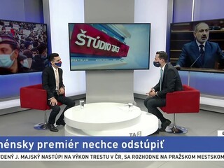 ŠTÚDIO TA3: Armén žijúci na Slovensku G. Ayrumyan o arménskom premiérovi