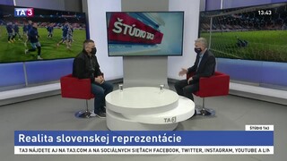 ŠTÚDIO TA3: Bývalý futbalista J. Kožlej o realite slovenskej reprezentácie